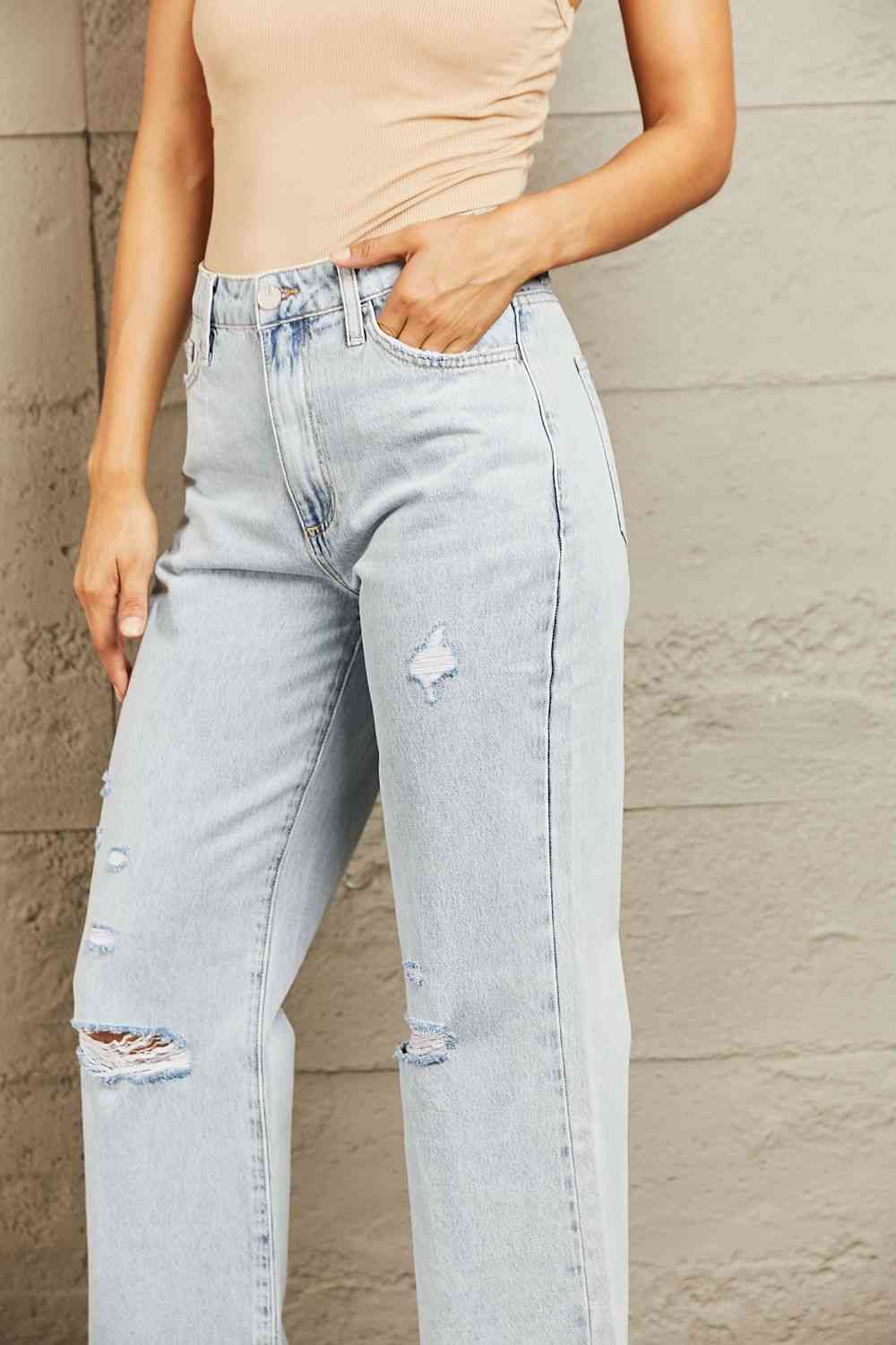 BAYEAS High Waist Flare Jeans - Athleuse