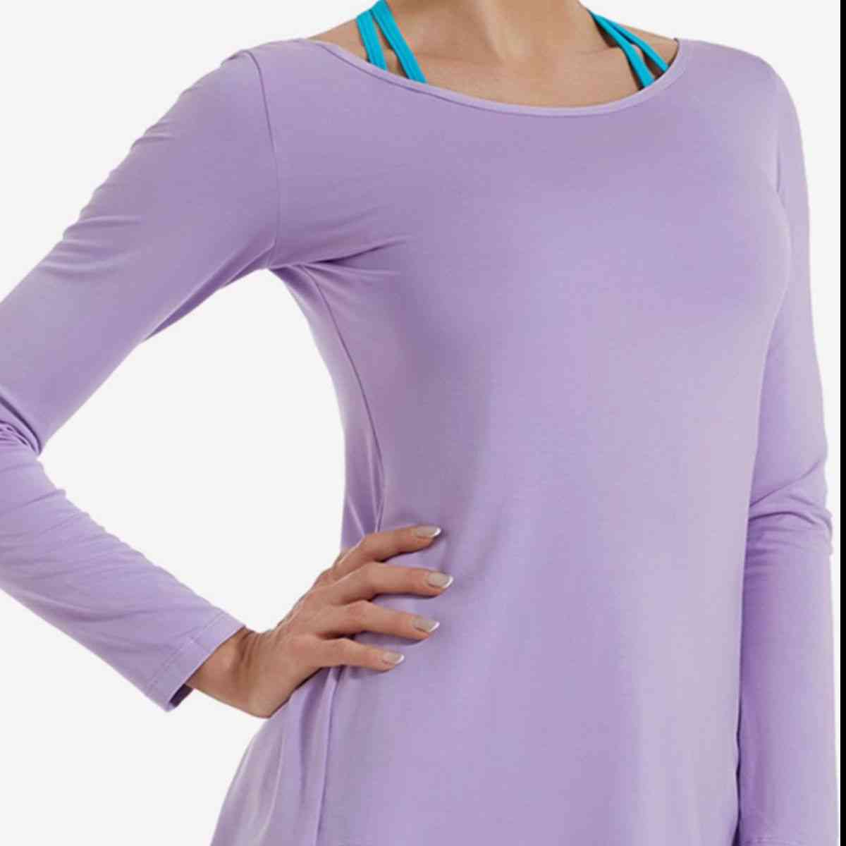 Twisted Open Back Sports Top - Athleuse