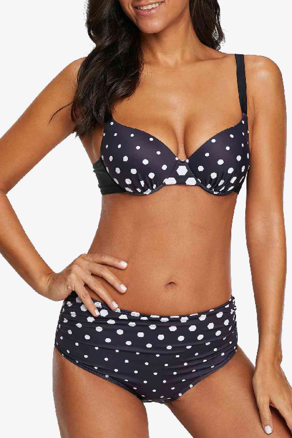 Polka Dot Bikini Set - Athleuse