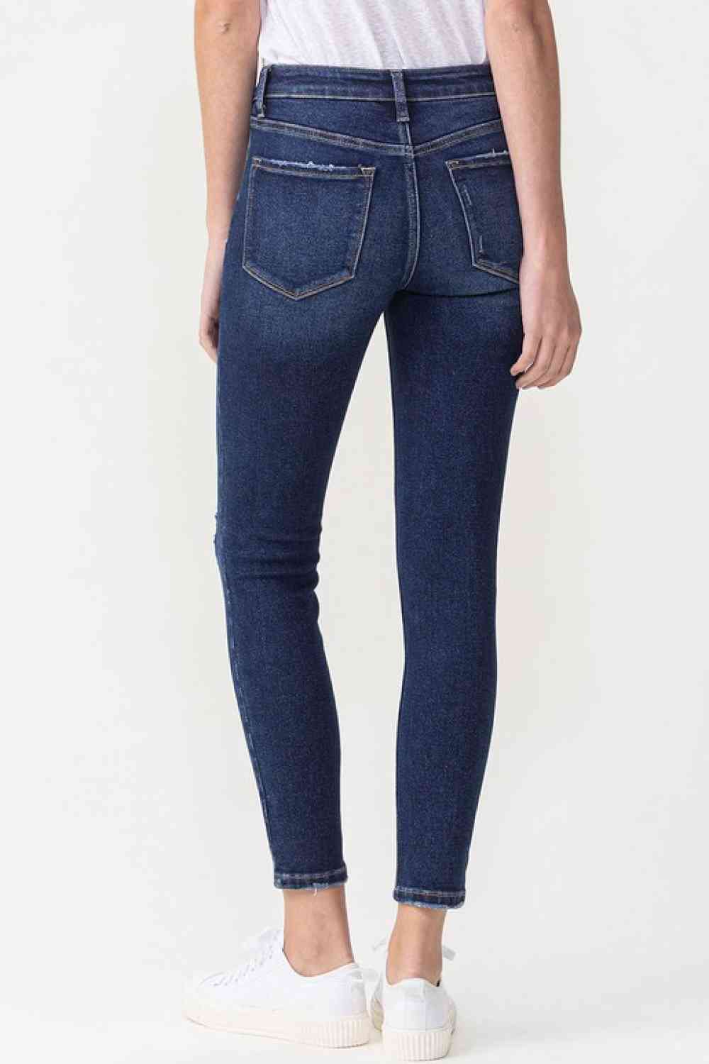 Lovervet Full Size Chelsea Midrise Crop Skinny Jeans - Athleuse